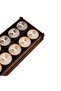 Number 4 Life Tree Patterned Wooden Backgammon Scale and 2 Piece Dice Set - 2