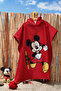 Mickey Mouse Go Disney Licensed Velvet Children's Poncho Age 4/9