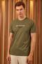 Men's Khaki T-shirt - Comfort Fit, Printed, Feel the Future Mars12 - 5