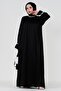 Glittery Jewelled Evening Dress-Black