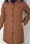 Front Snap-Front Bonik Coat Tan - 5