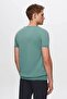 Slim Fit Mint Plain Knit Rayon Knitted T-Shirt - 3