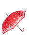 Large Red Umbrella – Butterfly Pattern