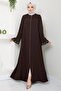 Ferace Brown with Stone Handle Detail HM2413
