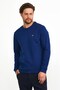 سويت شيرت رجالي باللون الأزرق من Basic Daily Crew Neck
