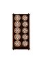 Number 2 Checkerboard Patterned Wooden Backgammon Scale and Set of 2 Dice