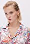 Leyiza Patterned Long Satin Pajama Set - 5