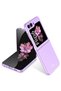 Galaxy Z Flip 6 Case Zore Hard Clip Cover-Purple