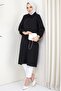 Summer Long Cotton Tunic Black