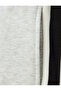 Oversize Jogger Sweatpants with Lace-Up Waist, Stripe Detail, Pockets and Raised Waistband - 6