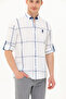 Men's White Long Sleeve Shirt 50263705-Vr013 - 6