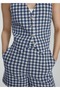 Houndstooth Patterned Shorts - 6