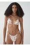 Patterned Brazilian Bikini Bottom