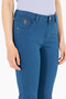 Women's Light Blue Toothpick Fit Jean Pants 50263764-Dn0021 - 6
