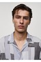Regular Cut Fluid Patterned Shirt - 8