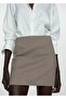 Houndstooth patterned mini skirt