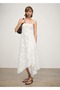 Asymmetrical Embroidered Dress - 2