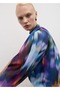 Patterned asymmetrical blouse - 5