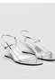 Metallic Heeled Sandals