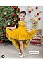 Girl's Shoulder RuFFle Detailed Dress