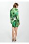 Patterned bow dress - 4