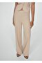 Straight Cut Draped Pants