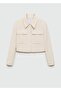 Striped Jacket with Pockets - 3