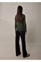 Button Detailed Semi-Transparent T-Shirt - 4