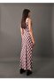 Square Print Midi Dress - 4