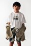 08-14 Years Old Boy Ecru Color Karen T-Shirt - 2