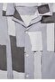 Regular Cut Fluid Patterned Shirt - 5