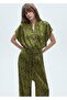 Patterned Satin Jumpsuit