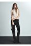 Side Button Knitwear Blouse - 2