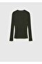 Button Detailed Semi-Transparent T-Shirt - 3