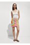 Crochet Mini Skirt with Tie Detail - 5
