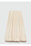 Evaze Cut Midi Skirt - 3