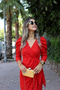 Red Polka Dot Dress - 8