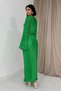 Spanish Sleeve Pleated Dress - 4