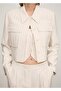 Striped Jacket with Pockets - 7