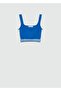 Striped Knitwear Crop Blouse - 3