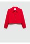 Buttoned Cropped Jacket - 3
