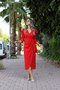 Red Polka Dot Dress - 4