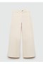 Catherin High Waisted Culotte Jean Pants - 3