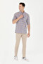Men's Slim Fit Stone Canvas Trousers 50263889-Vr049 - 3