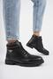 Canyon Guaranteed Lace-Up Zippered Men's Winter Boots with Fur Inside - 6