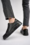 Fernando Guaranteed Genuine Leather Laceless Rubber Detailed Men's Casual Shoes - 5