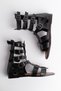 Gladyator Guaranteed Comfortable Fit Women's Sandals with Back Zipper and Belt Detail - 6