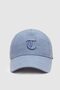 Blue Plain Wool Blend Hat