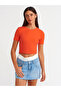 30124 Crop T-Shirt-Red