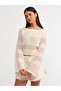 10587 Boat Neck Scrolled Crop Sweater-Ecru